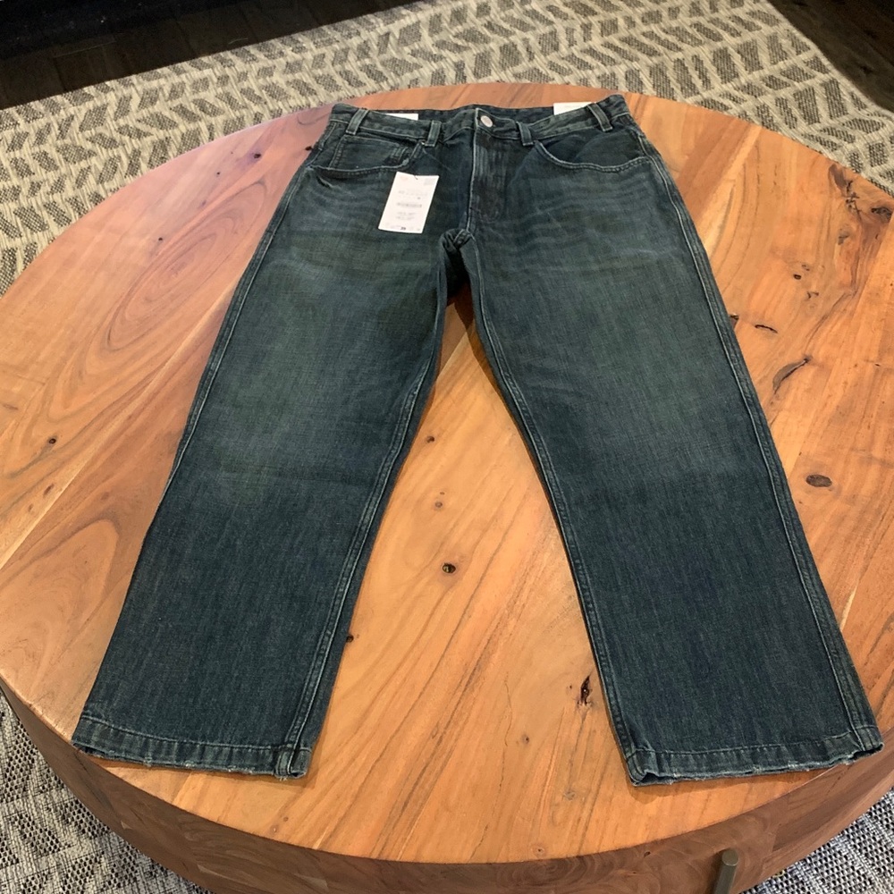 ✅ New Zara Men's Dark Blue jeans size 32